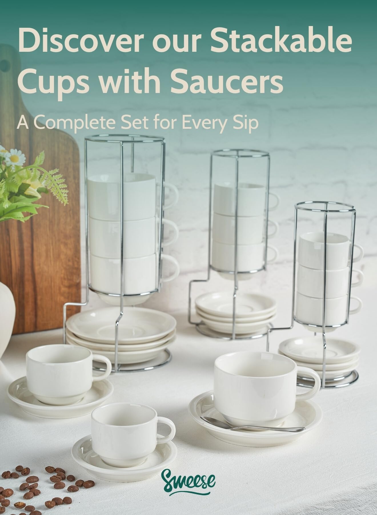 Sweese non-slip design reduces spills during busy mornings.