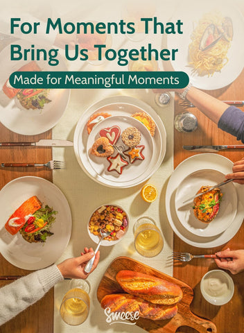 Sweese oven-safe plate up to 356°F for warm serving.