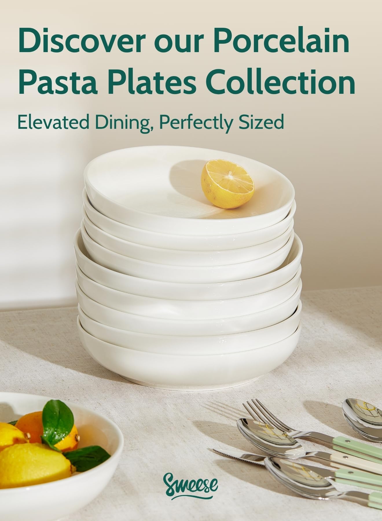 Ideal for family gatherings and weekend meals at home using Sweese bowls.