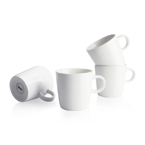 Sweese porcelain espresso cups 5oz set with a sturdy handle for a smooth morning espresso.