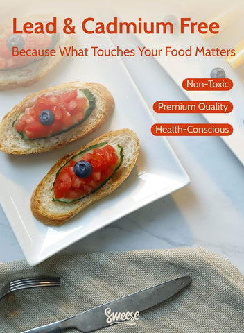 Sweese rectangular platters elevate table presentation at tea or dinner gatherings