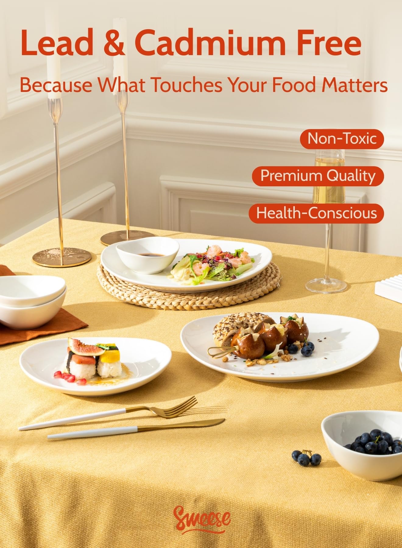 Sweese six-pack simplifies hosting and family meals.