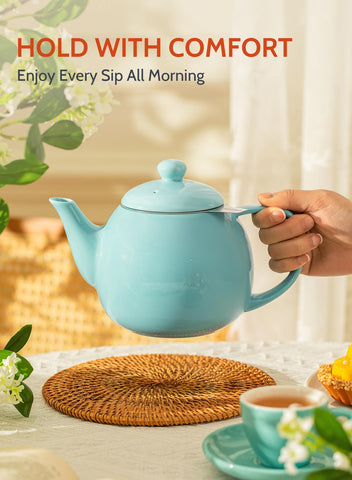 Sweese teapot spout designed for drip-free pouring every time.