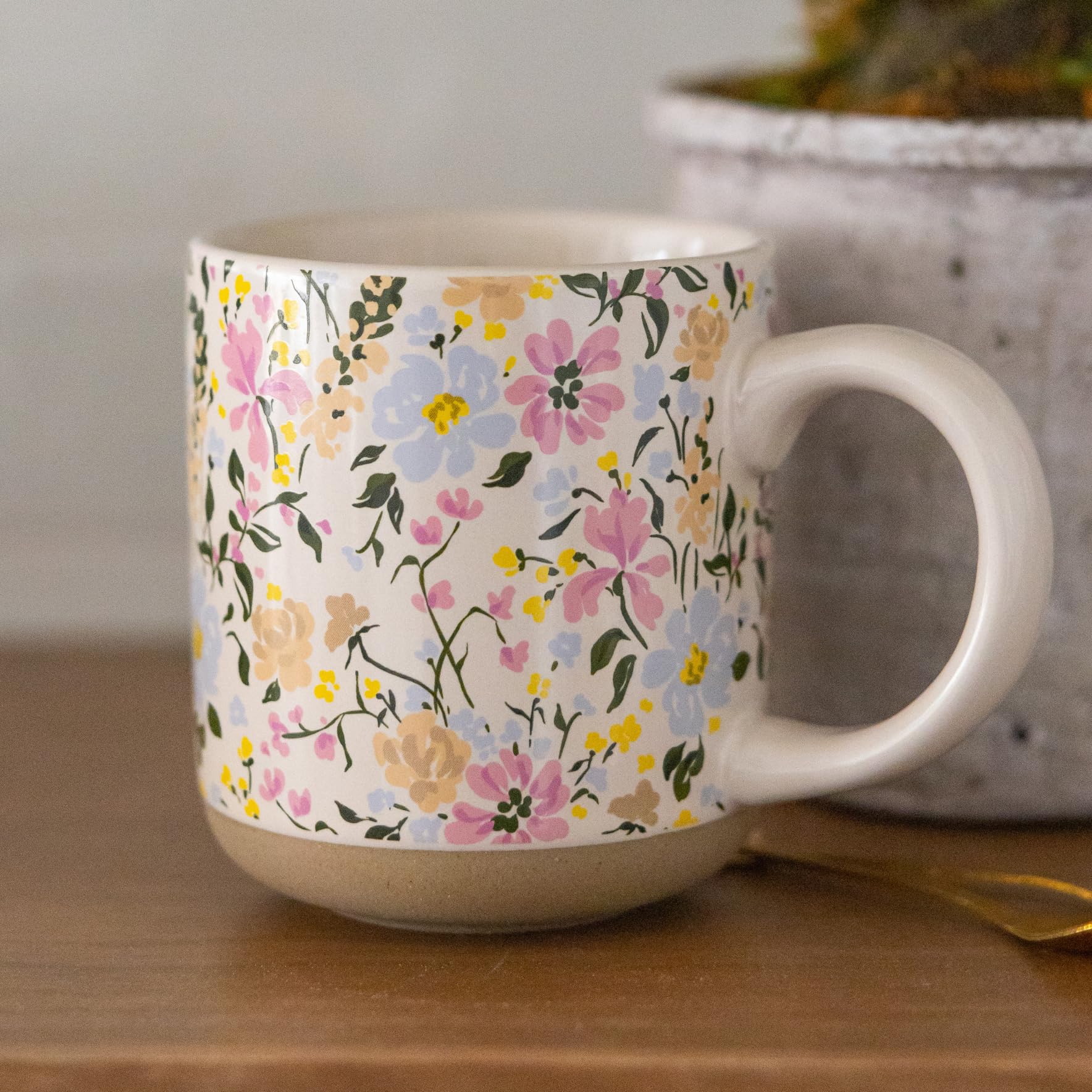Sweet Water Decor mug is dishwasher and microwave safe for easy care.