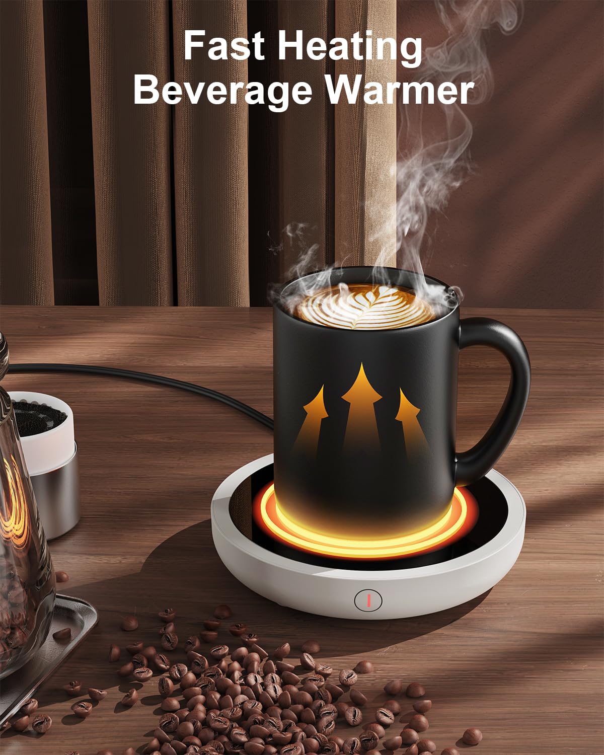 Sweetfull warmer with three temperature settings enables precise heat control