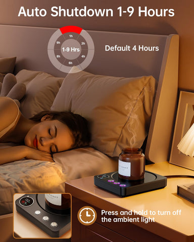 SWEETFULL warmer auto-off timer for safe energy use