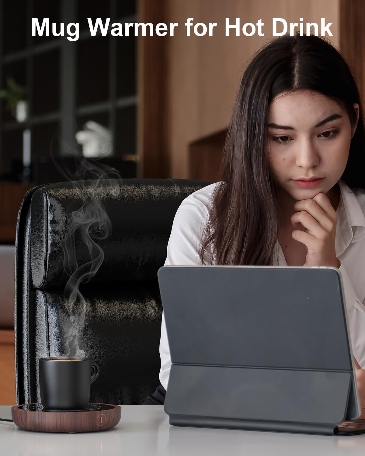 Sweetfull mug warmer on a gift-ready package for coworkers and loved ones