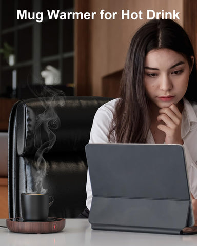 Sweetfull mug warmer on a gift-ready package for coworkers and loved ones