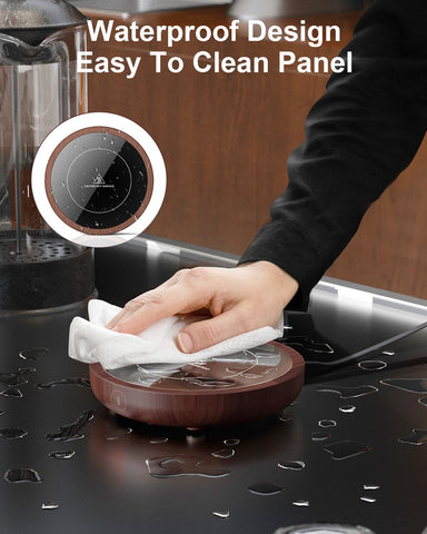 Sweetfull mug warmer compact design supports easy desk transfer