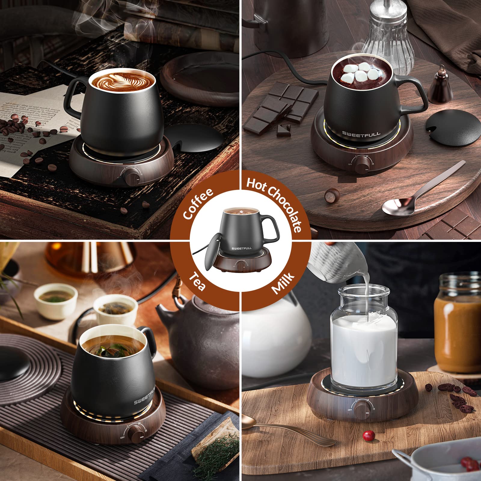 Sweetfull UL-certified fire-resistant heater ensures safer desk heating