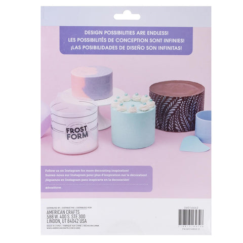 Sweetshop Frost Form 6inch form defines clean icing boundaries