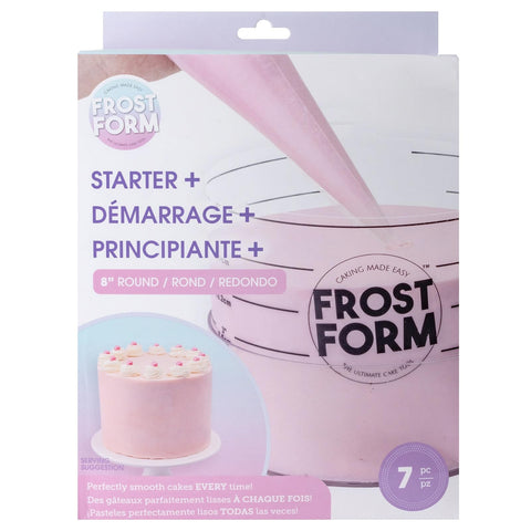 Sweetshop Frost Form 6inch liner enables even cake bases for flawless layers