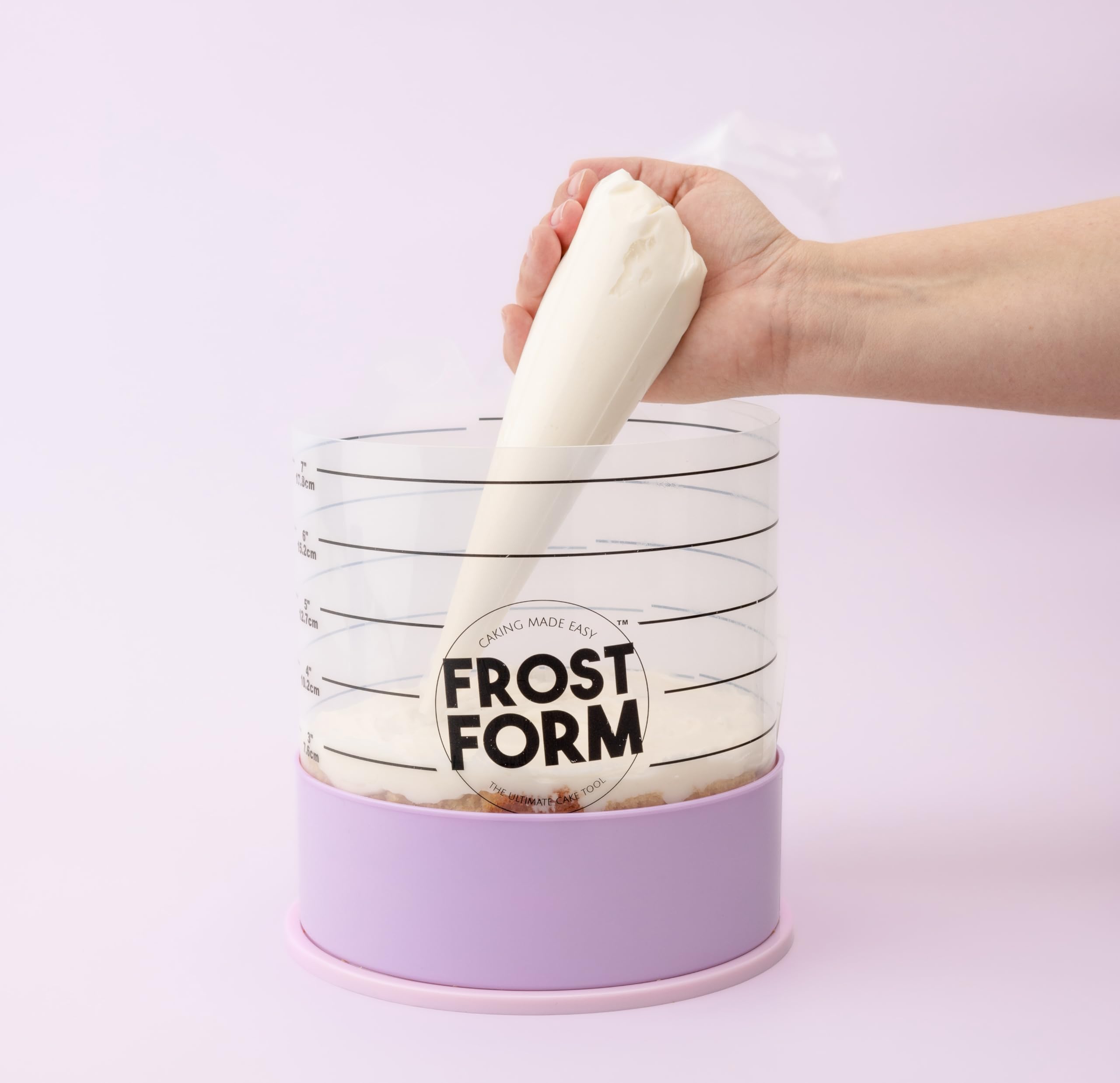 Sweetshop Frost Form 6inch stand keeps components stable during setup