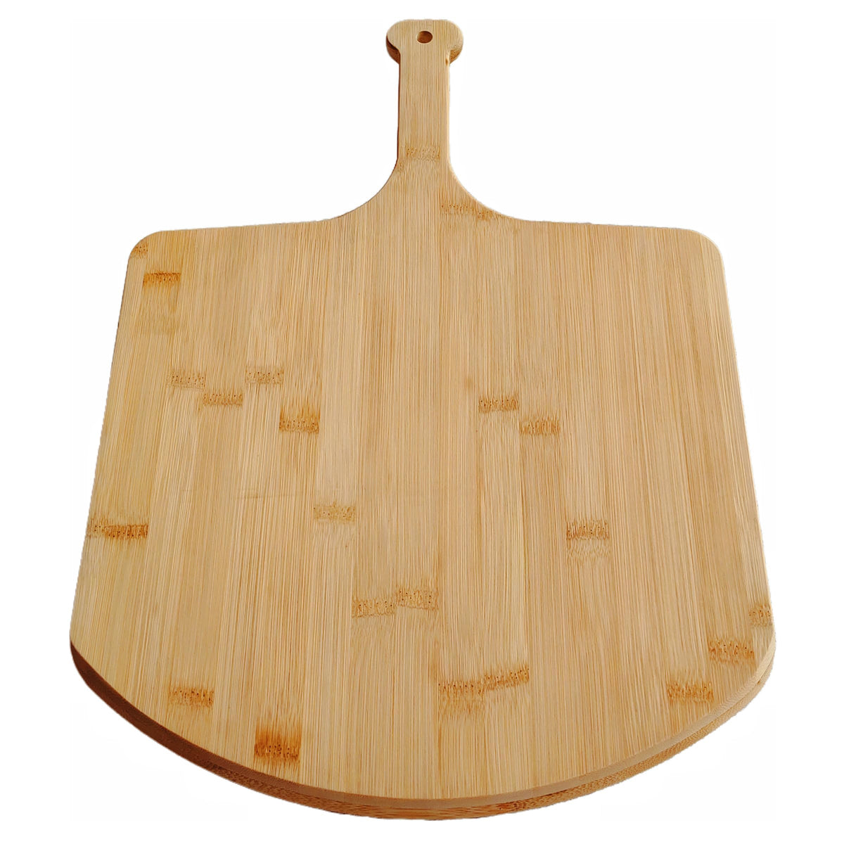 SWEIBIAI bamboo pizza board 12-inch for pizza prep and serving.