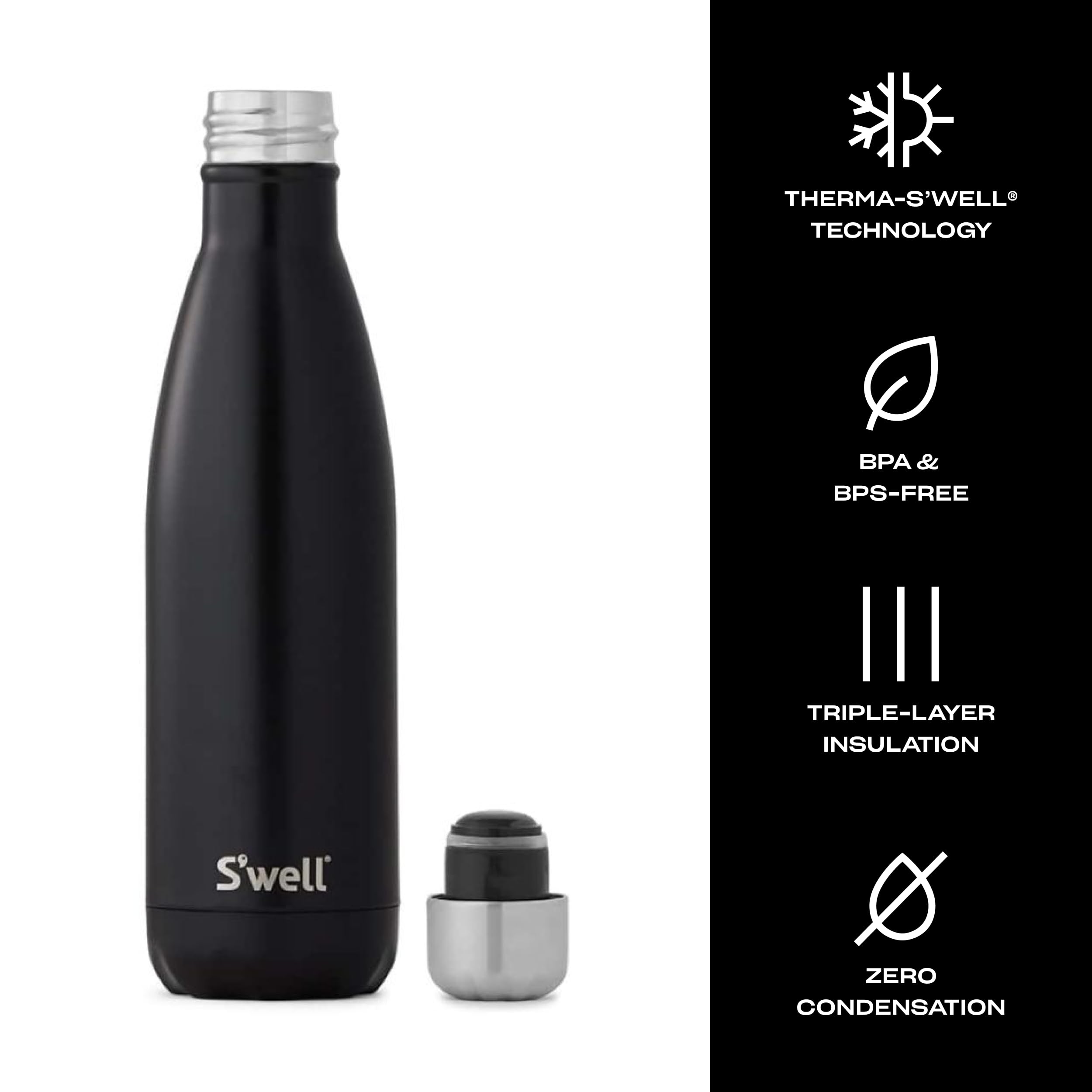 S’well Supernova 17oz bottle with eye-catching finish for standout hydration.