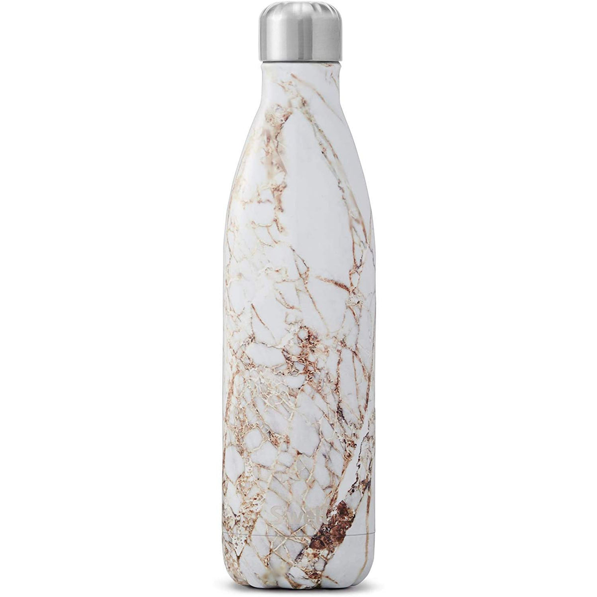 S'well Calacatta Gold 25oz bottle front view, stylish hydration on the go