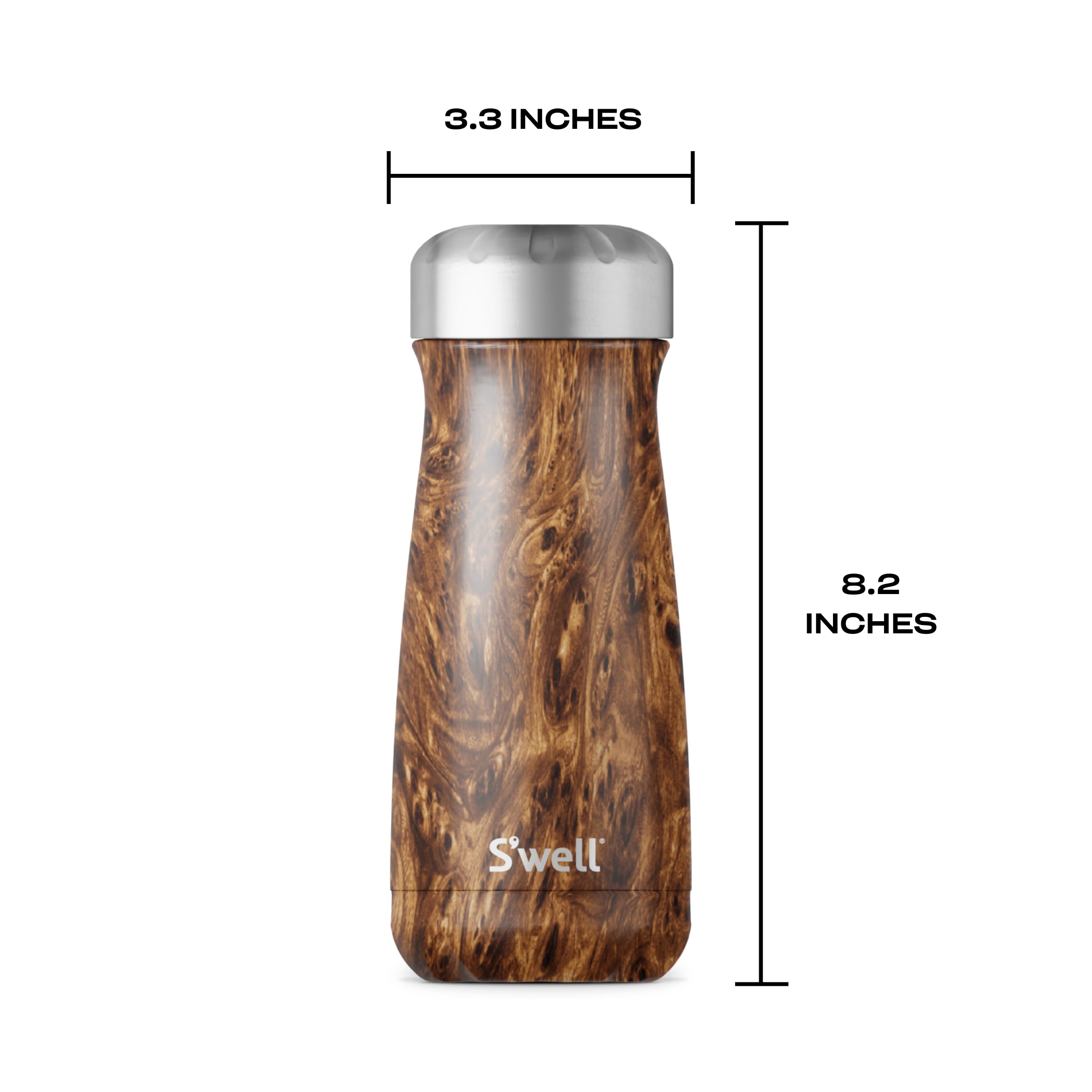 S'well Traveler BPA-free stainless steel bottle for safer on-the-go hydration.