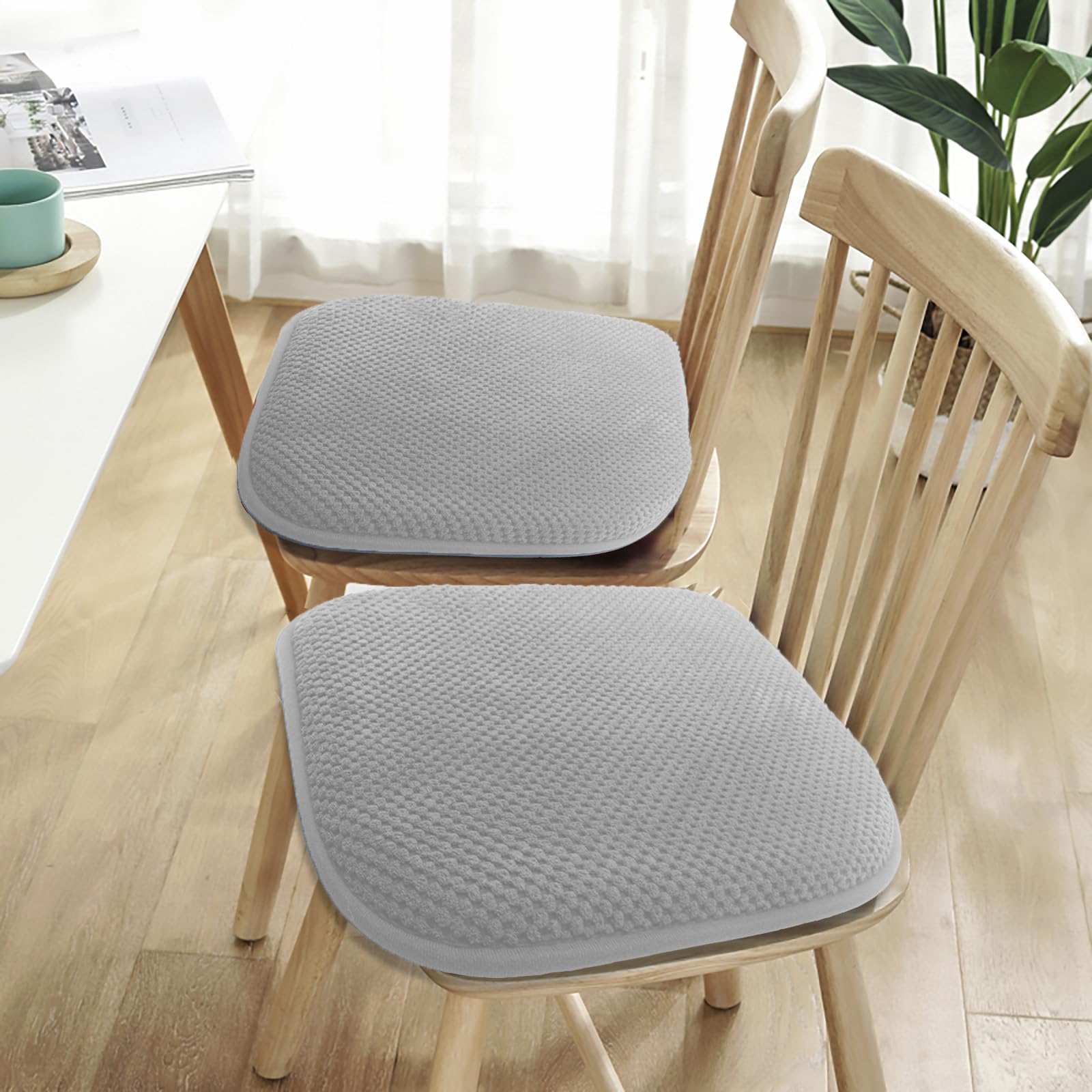 SWEMSTAR chair cushion color variations match kitchen and dining decor.