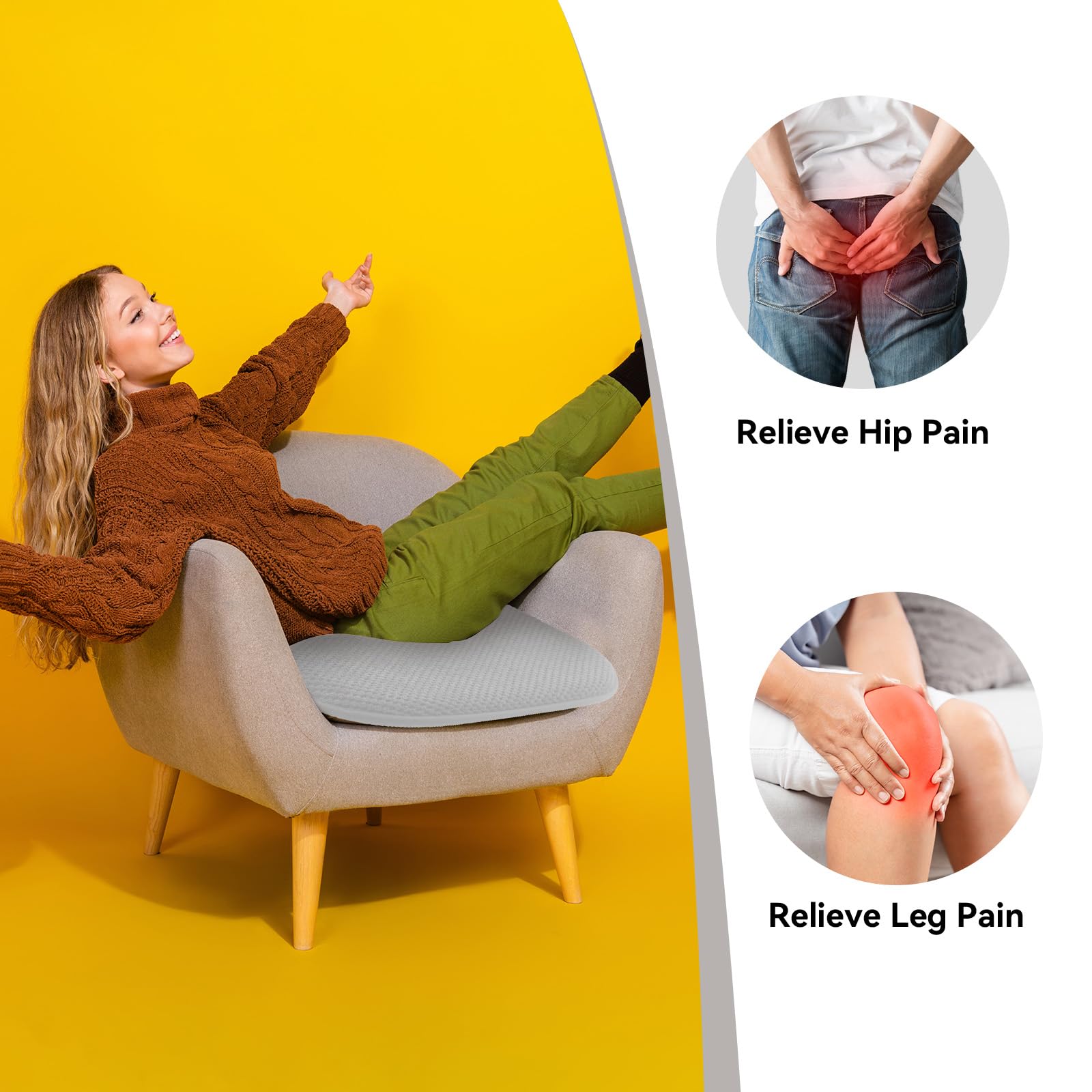 SWEMSTAR dining chair pad easy-clean surface simplifies spills and messes.