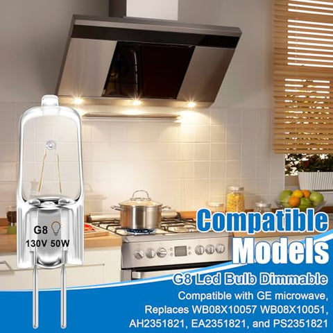 Swess halogen lamp packaging image, shows universal compatibility