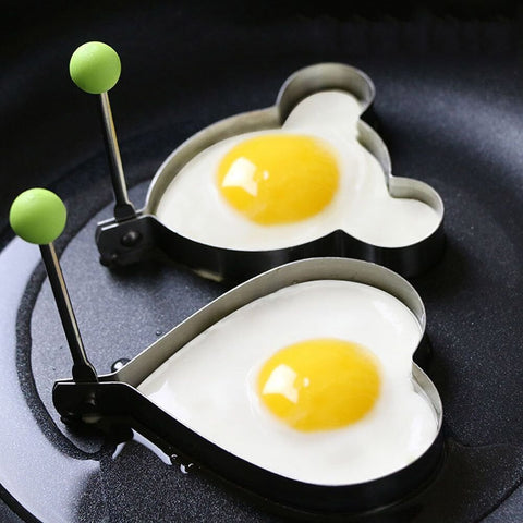 SWETON egg mold heart shape for cute, kid-friendly breakfasts.
