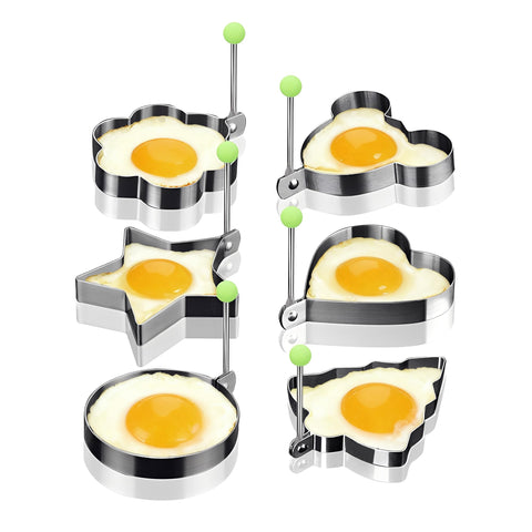SWETON egg mold star shape for fun, even eggs and quick cleanup.