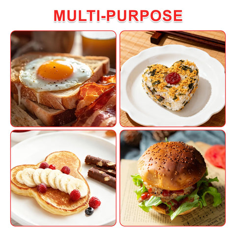 SWETON egg mold with handles for safe, comfortable use.