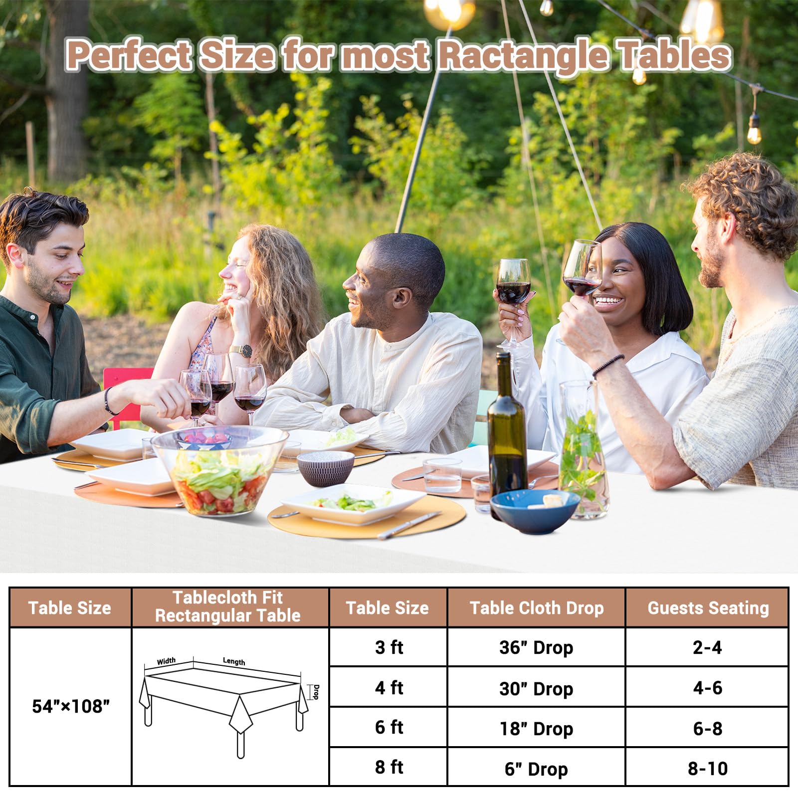 SWGIEEI wedding tablecloth setup showcasing elegant disposable coverage for upscale events