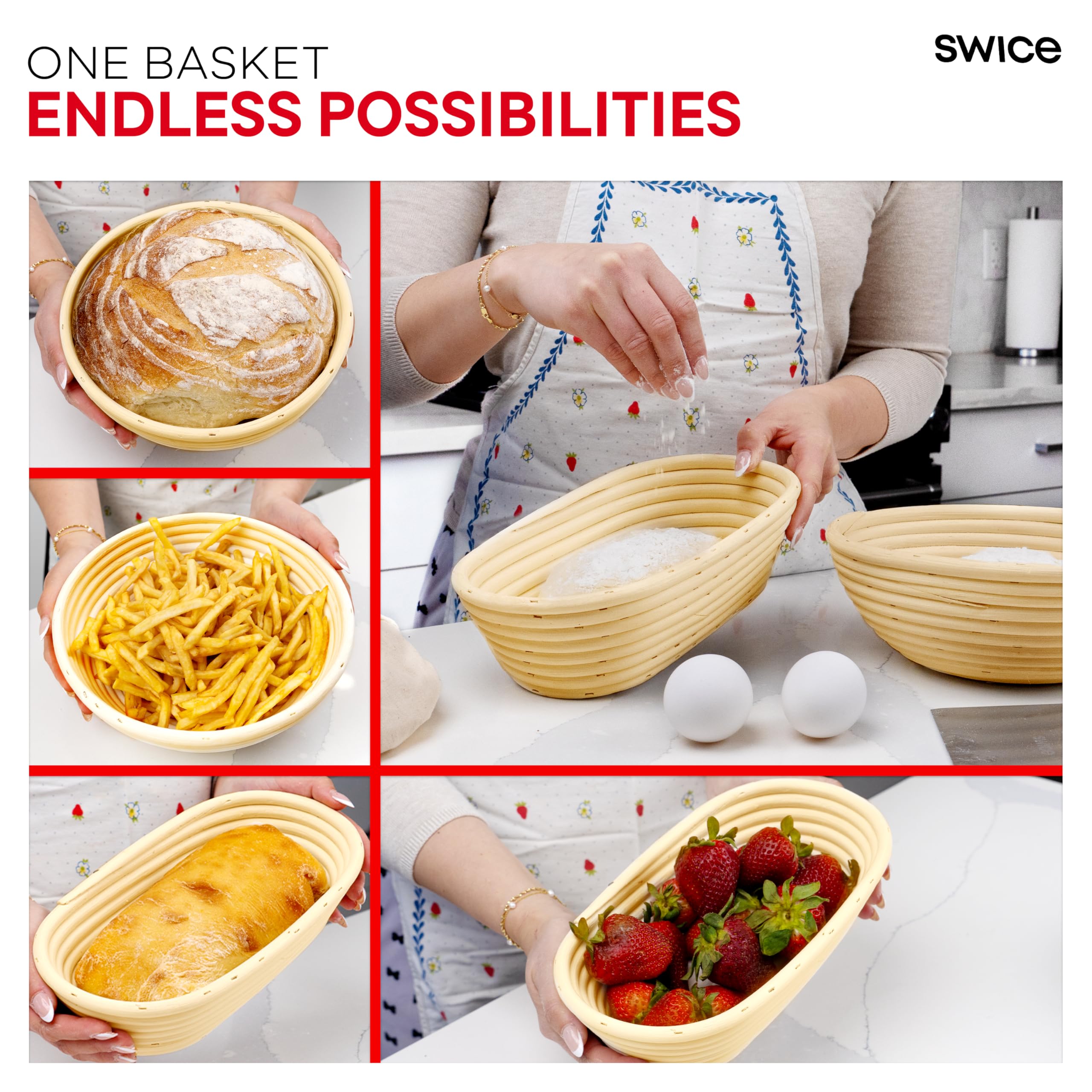 Swice bread making kit shown in use for home baking.
