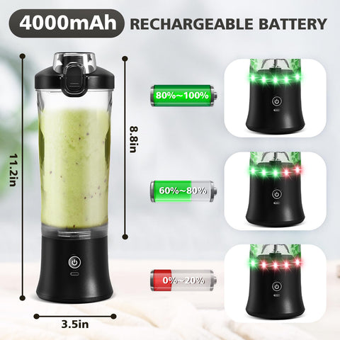 Swietonic blender with compact design fits in bags anywhere