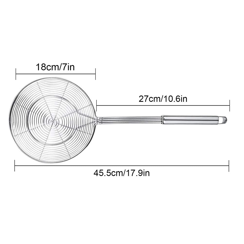 Dishwasher-safe stainless steel for effortless cleaning after cooking.