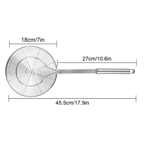 Dishwasher-safe stainless steel for effortless cleaning after cooking.