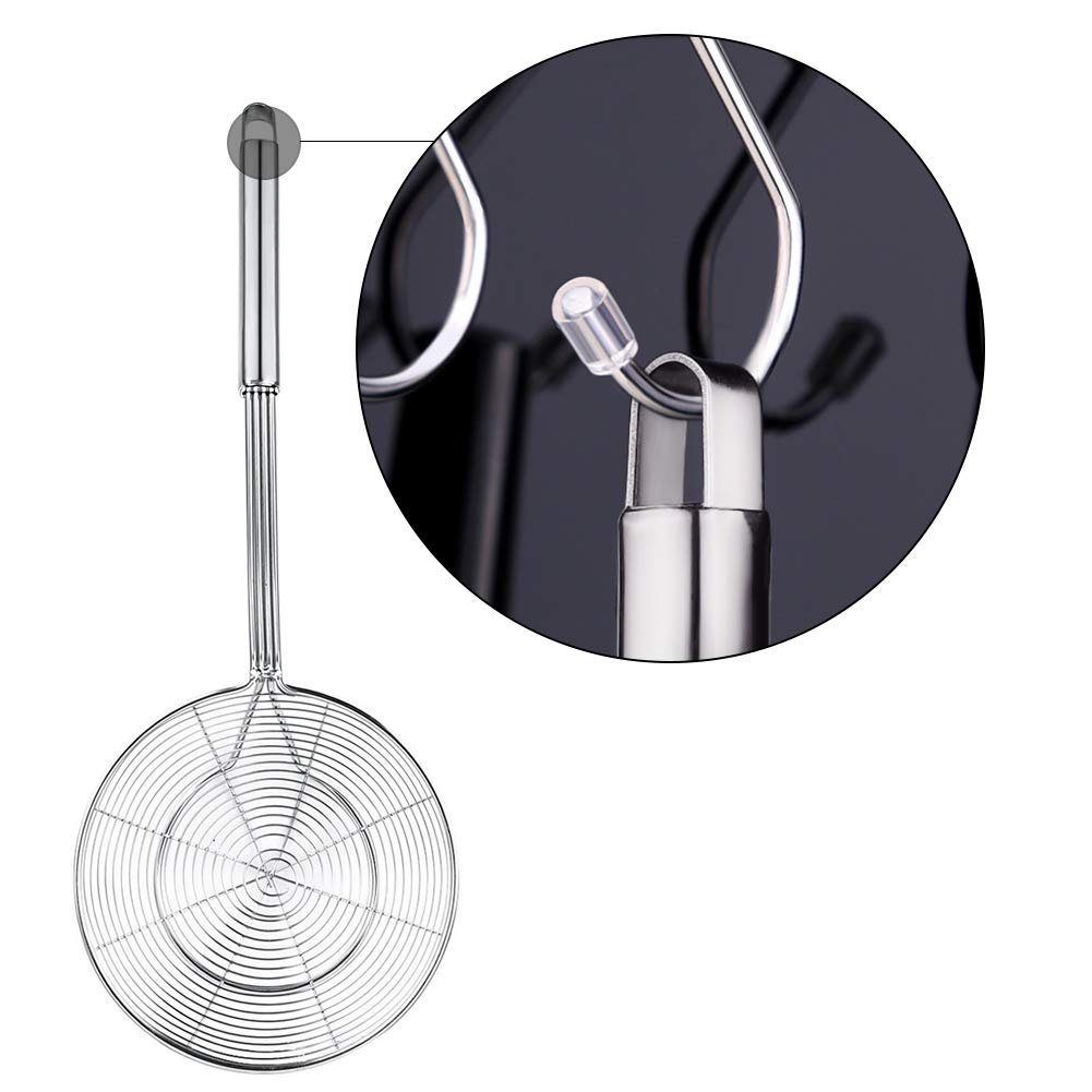 Sturdy outer framework supports heavy frying batches with confidence.