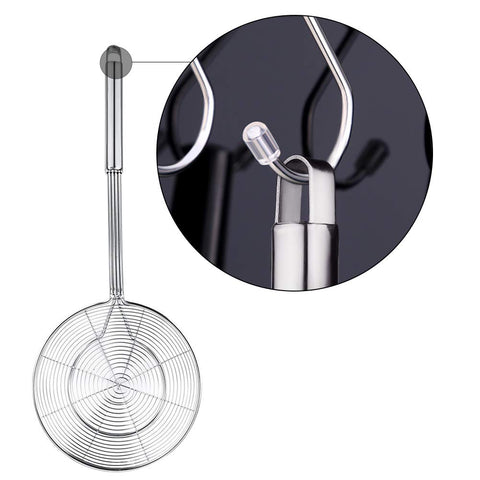 Sturdy outer framework supports heavy frying batches with confidence.