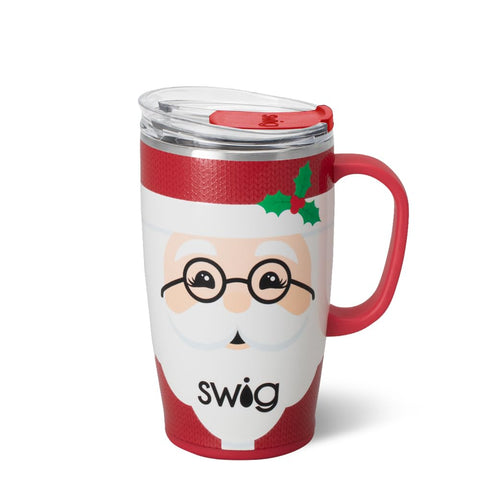 Swig Life 18oz travel mug with handle and lid for on-the-go use