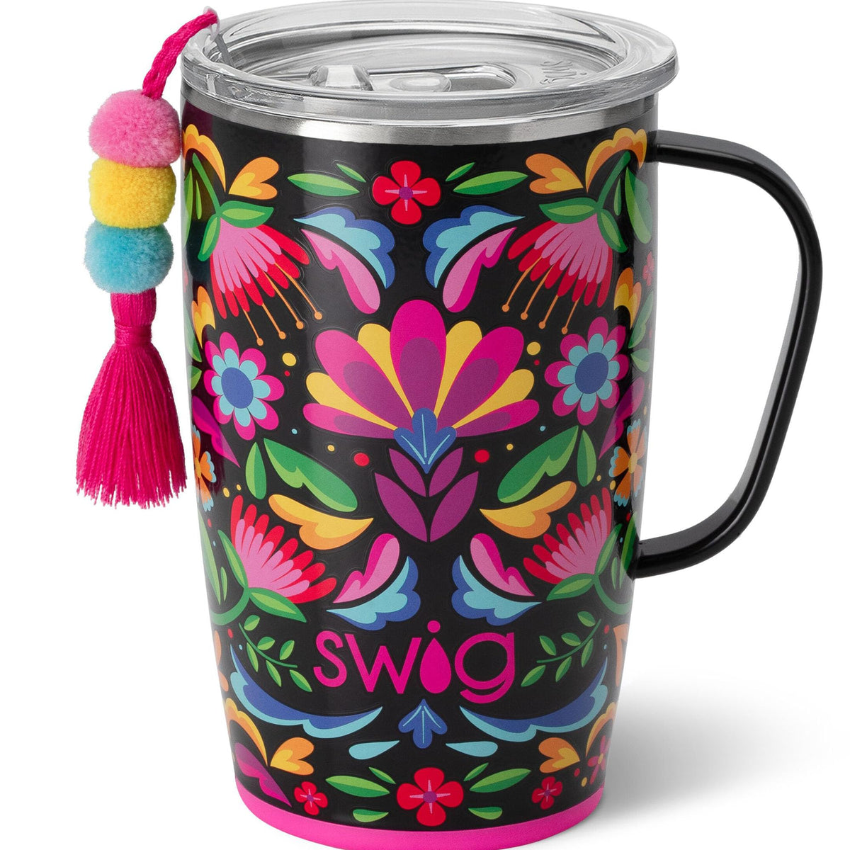 Swig Life 18oz tumbler with handle and lid for on-the-go hydration