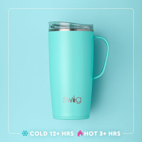 Swig Life slider lid provides spill-resistant, customizable sipping.