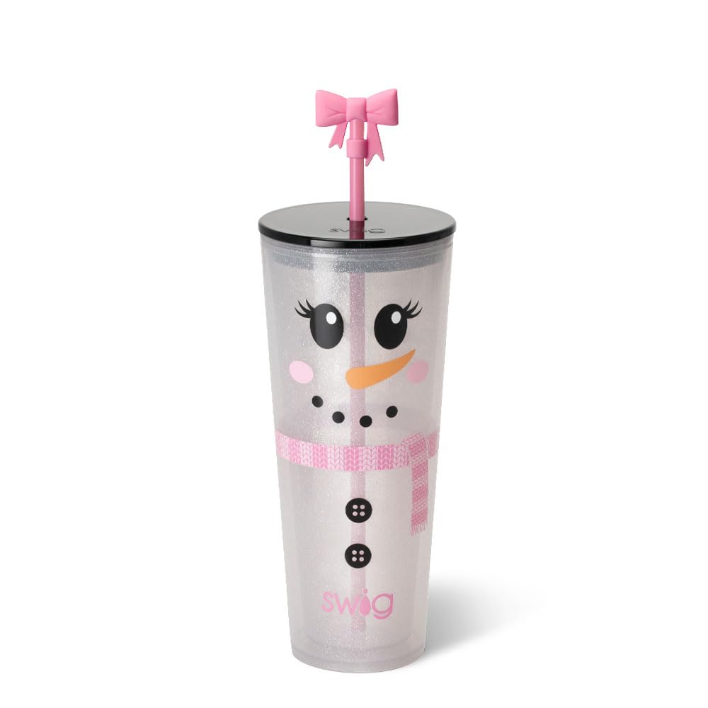 Swig Life 24oz tumbler with lid and straw for easy on-the-go hydration.