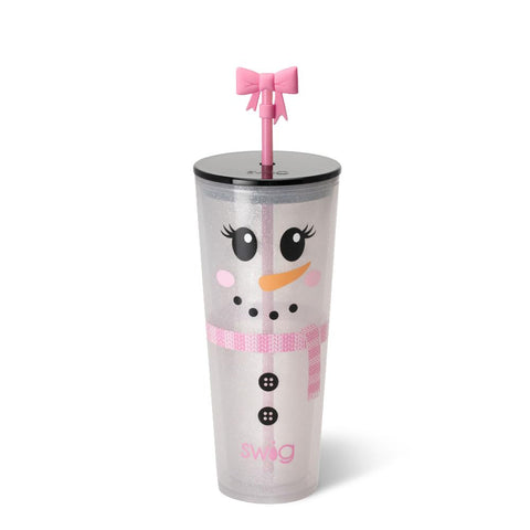 Swig Life 24oz tumbler with lid and straw for easy on-the-go hydration.