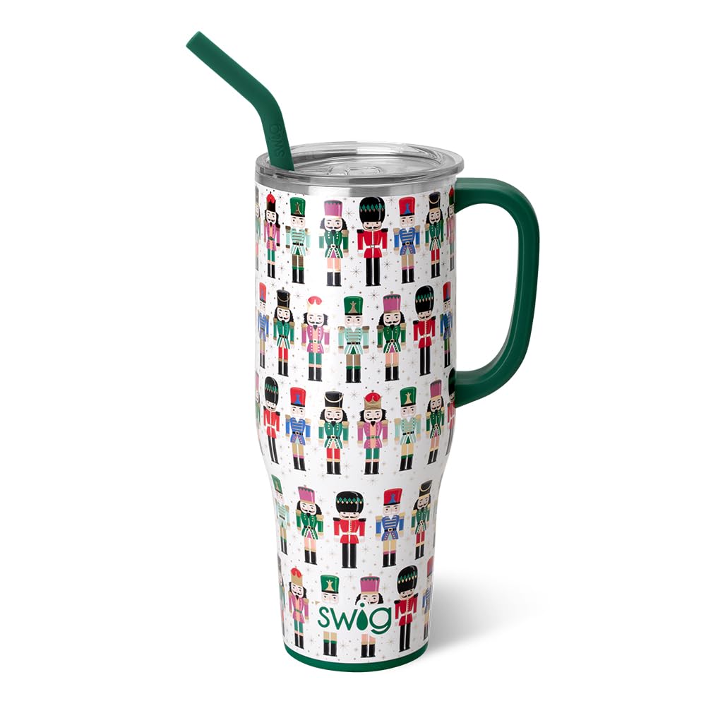 Swig Life 40oz Mega Mug with handle and straw for easy on-the-go sipping.