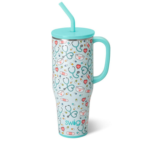 Swig Life 40oz Mega Mug with handle for easy, all-day on-the-go hydration.
