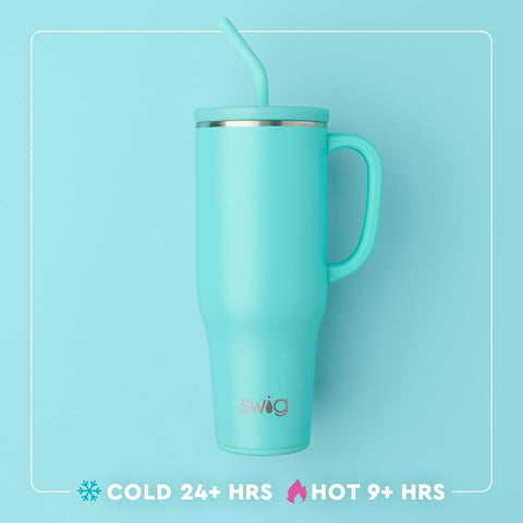 Swig Life 40oz Mega Mug with leak-resistant slider lid