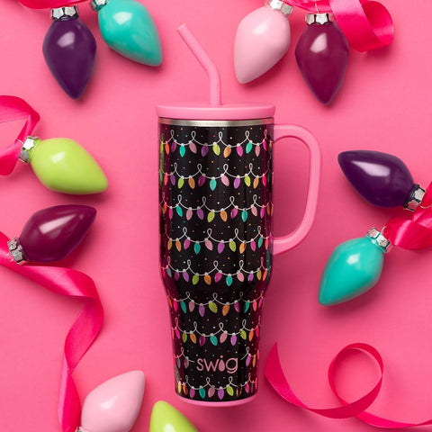 Swig Life 40oz Mega Mug includes a silicone coaster base to prevent slips.