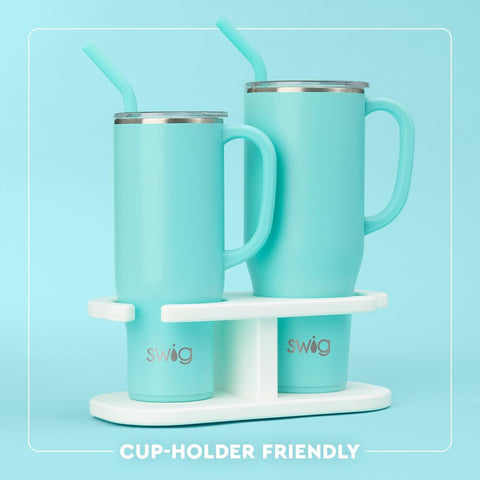 Swig Life accessories like bags and coasters complete your on-the-go kit.