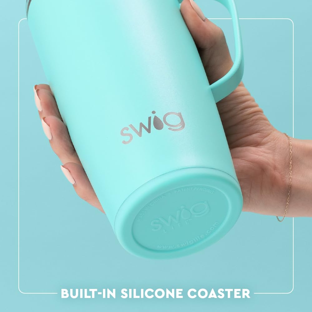 Swig Life coaster base design protects surfaces from drips