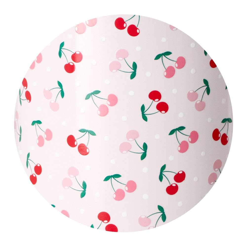 Cherry Pie Swig Life mug fits most cup holders for on-the-go use.