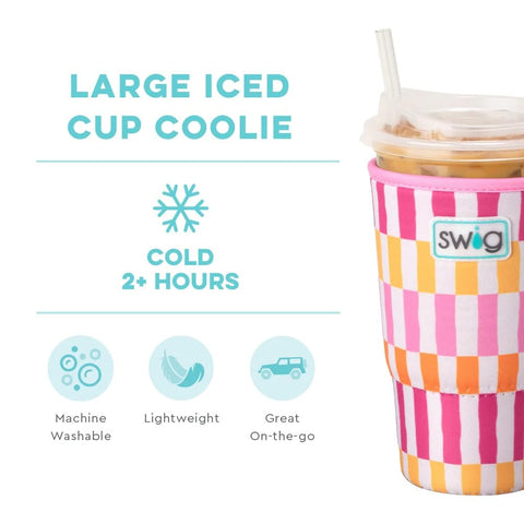 Swig Life coolie's cushioned interior protects cups from bumps during transport