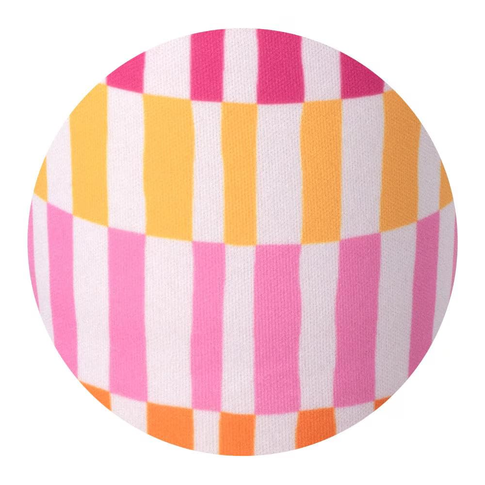 Swig Life sherbet stripe insulation preserves chill for hours and reduces condensation