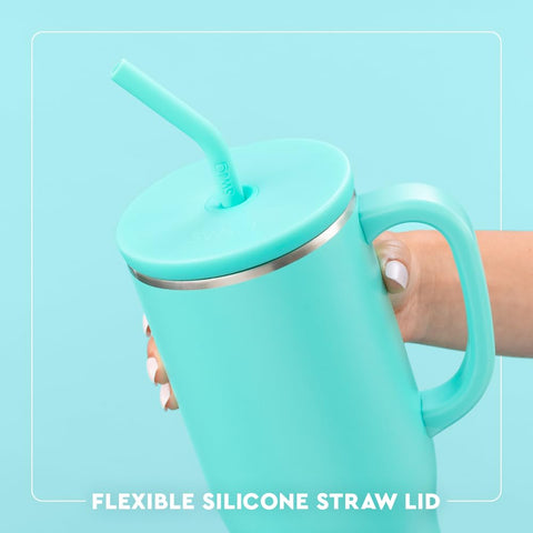 Swig Life leak-resistant slider lid provides controlled sipping and minimize spills.