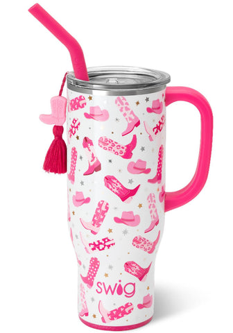 Swig Life Mega Mug with handle for easy one-handed transport on the go